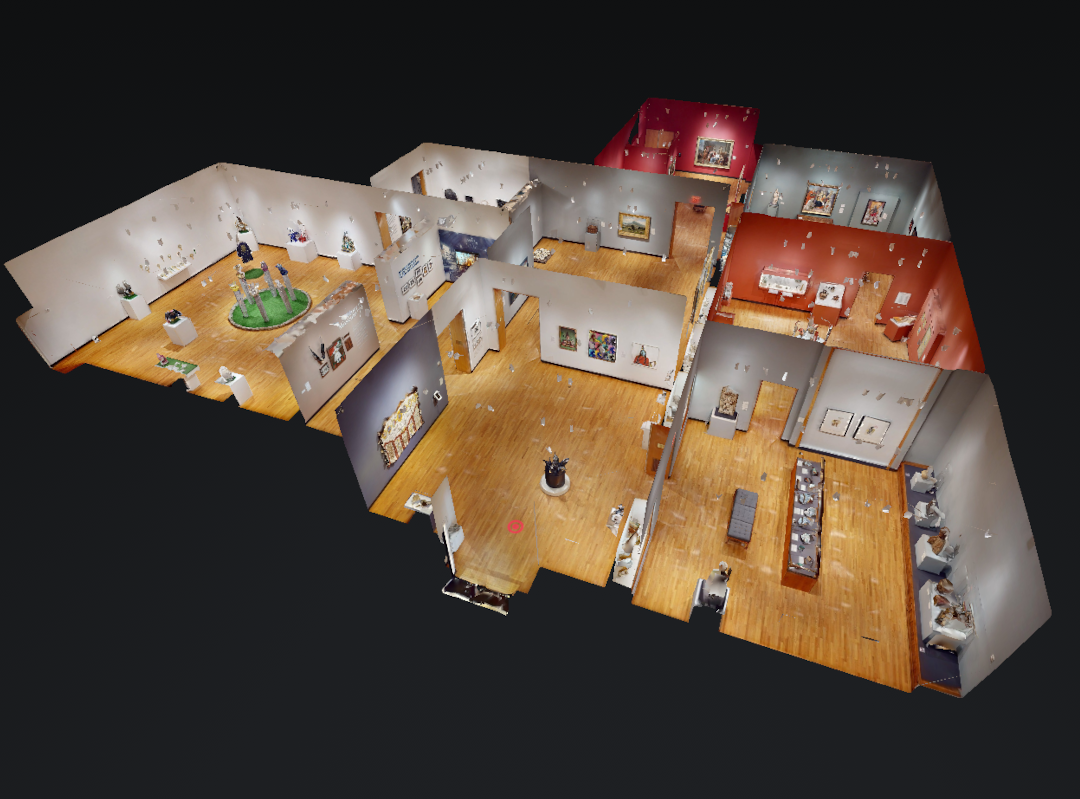 "Dollhouse" view of Northeast 3D model