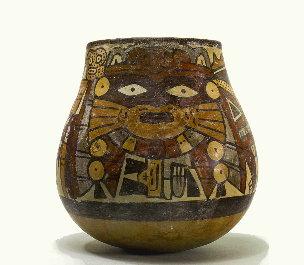 Maker Unknown (Peruvian), Nasca Vessel with anthropomorphic being