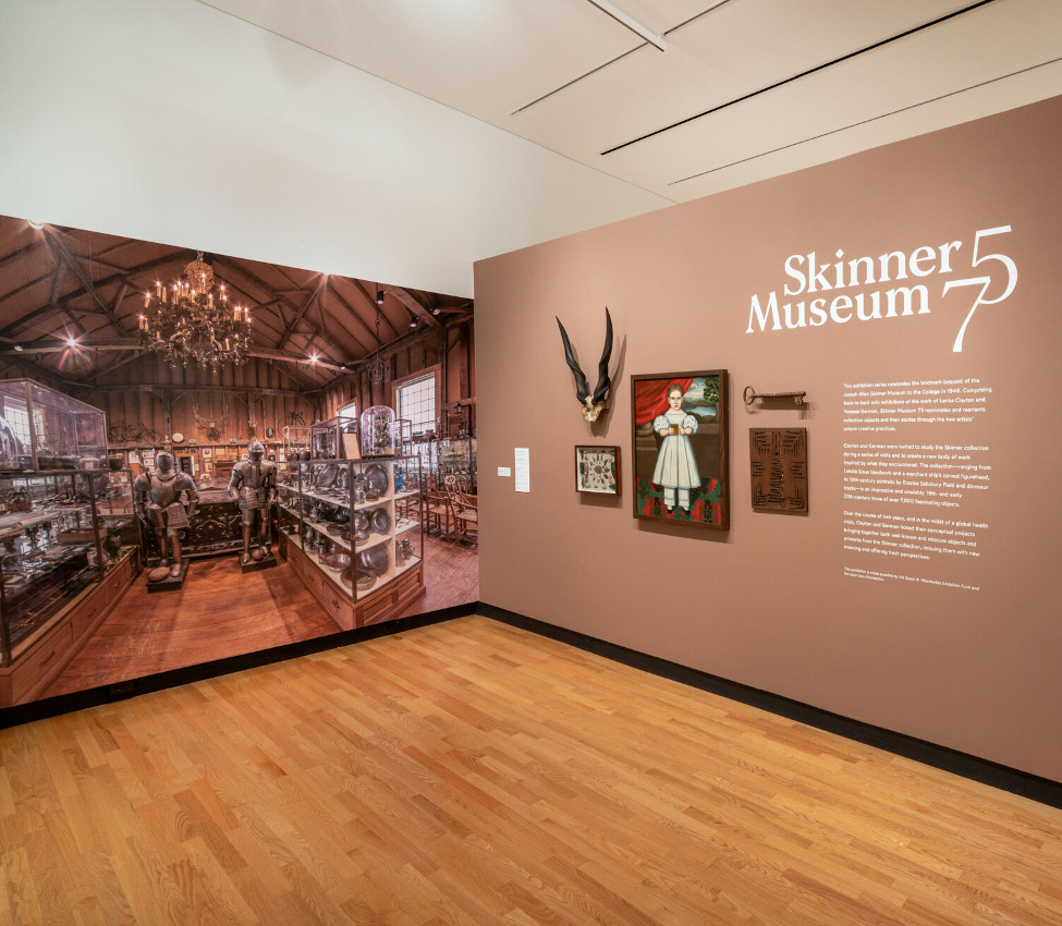 Installation view of Skinner 75, Fall 2021