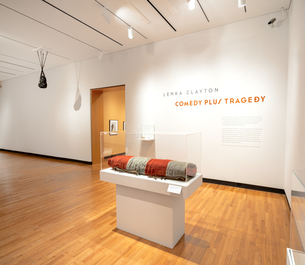 Installation view of Lenka Clayton—Comedy Plus Tragedy, Fall 2021