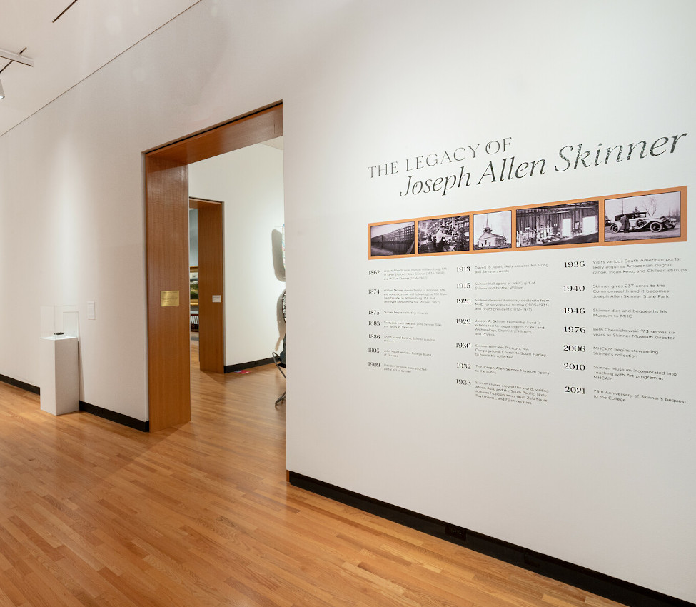 Installation view of Skinner 75, Fall 2021