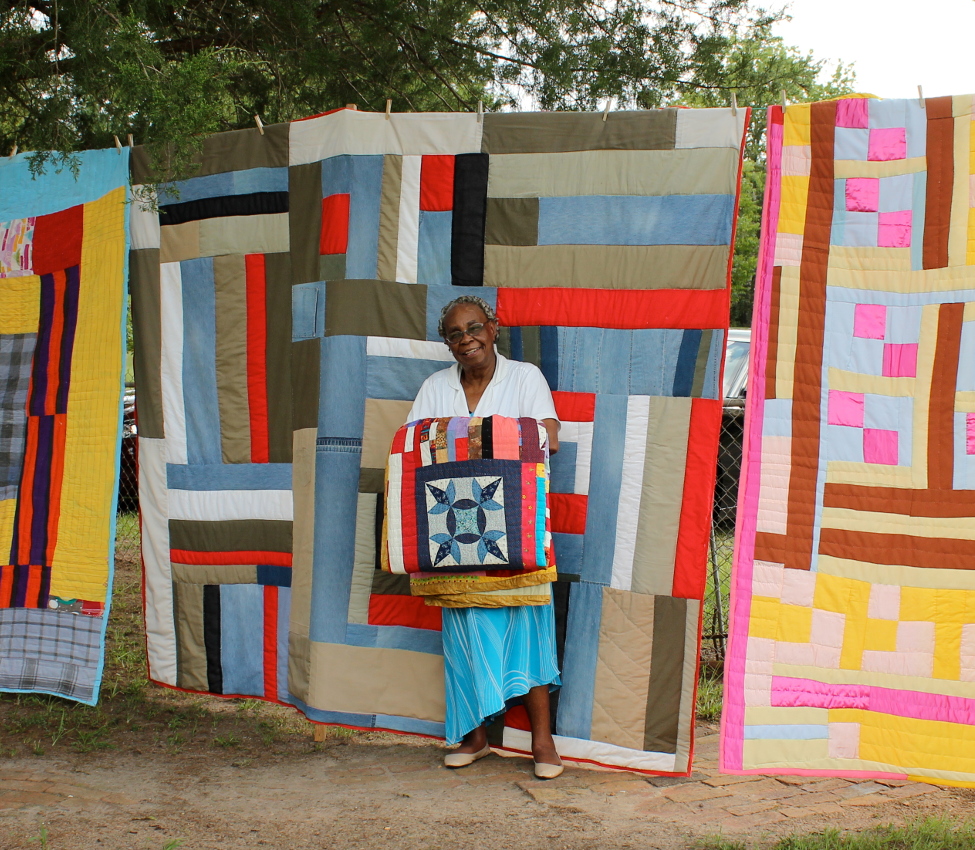 Mary Lee Bendolph, Gee's Bend, Alabama, August 20, 2016