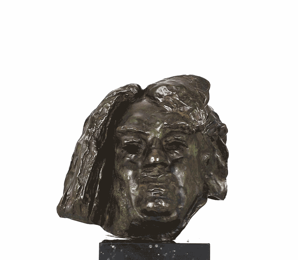 Auguste Rodin (French, 1840-1917), Tête de Balzac [Head of Balzac], 1897 original composition; 1962 cast