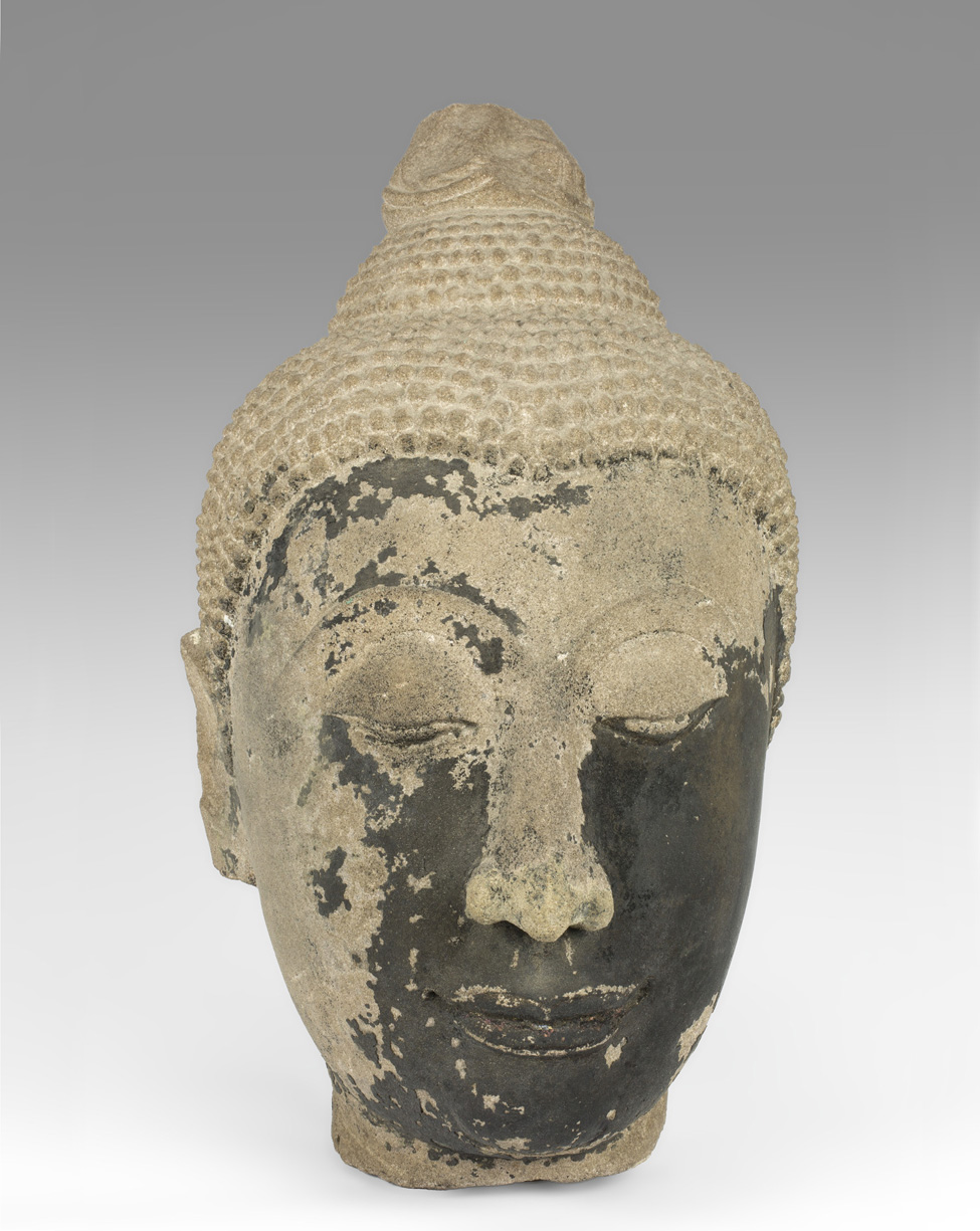 Maker unknown (Thai), Head of Buddha, 14th-15th century (Ayutthaya Period)