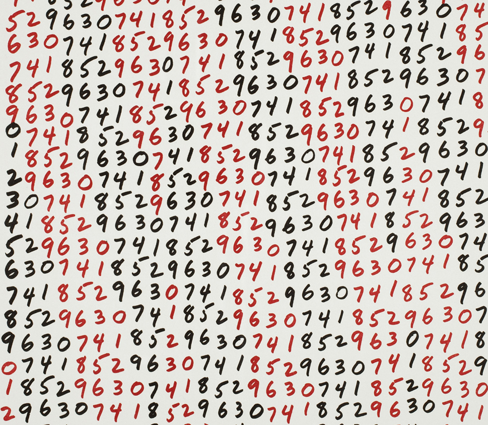 Mel Bochner (American, b. 1940), Endpapers from On Certainty (detail), 1991