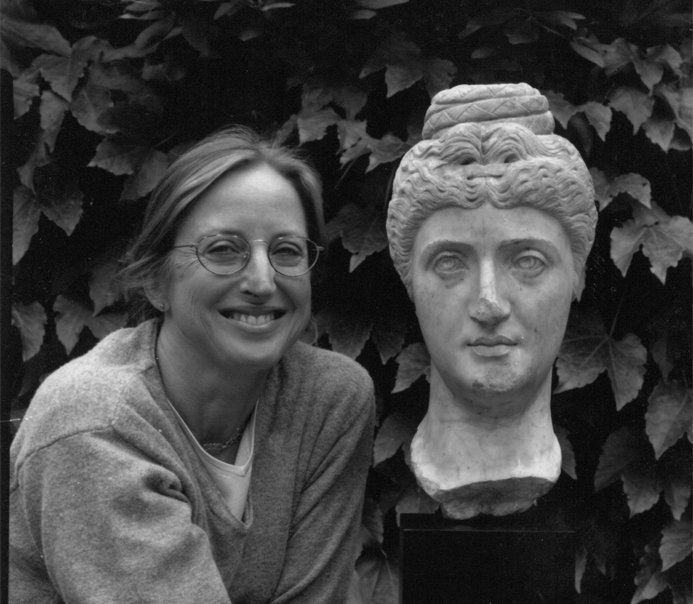 Wendy Watson poses with her 1997 acquisition, Faustina the Elder