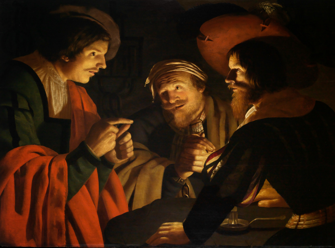 Crijn Hendricksz Volmarijn (Dutch, ca. 1604-1645), Joseph Interpreting the Dreams of Pharaoh's Butler and Baker, 	ca. 1631-1637