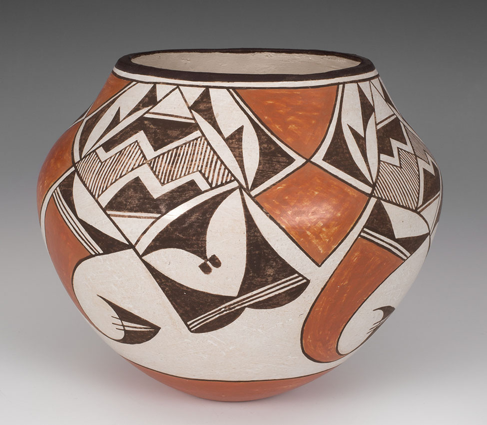 Lucy M. Lewis, Jar (olla), ca. 1953