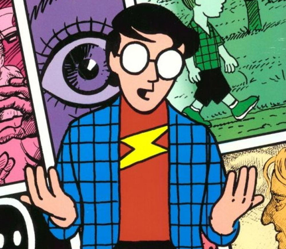 Understanding Comics: The Invisible Art (cover art detail) Scott McCloud, 1993 Designed by Steve Vance and Cindy Vance