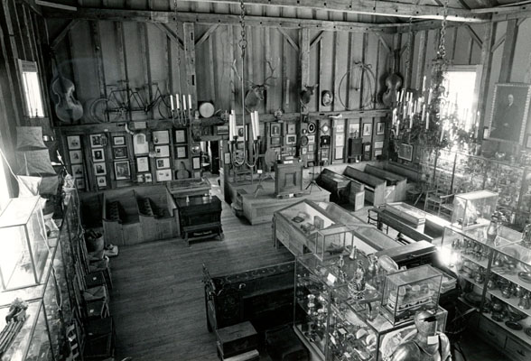 Joseph Allen Skinner Museum from the balcony