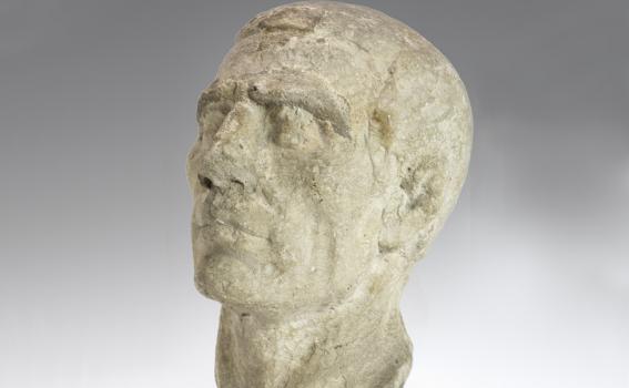 Maker unknown (Roman), Head of a man, 1st century BCE Maker unknown (Roman), Head of a man, 1st century BCE