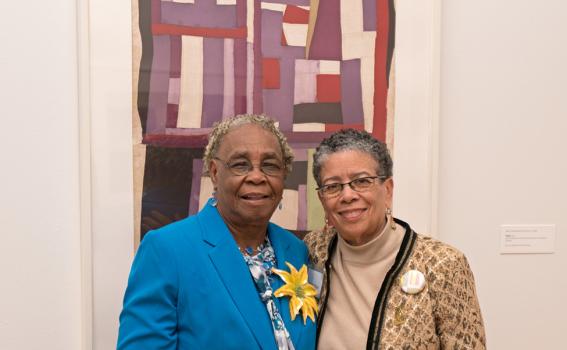 Mary Lee Bendolph and Dr. Alvia J. Wardlaw