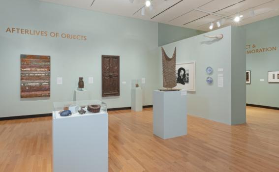 Installation view of Major Themes, Fall 2018