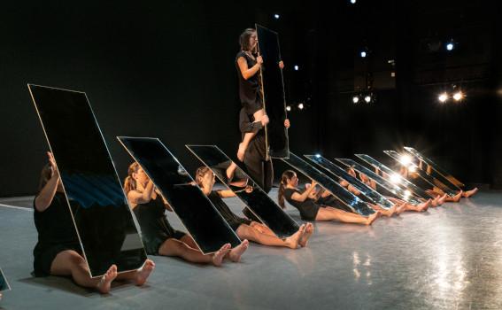 Student performance of Mirror Piece I & II, January 2019