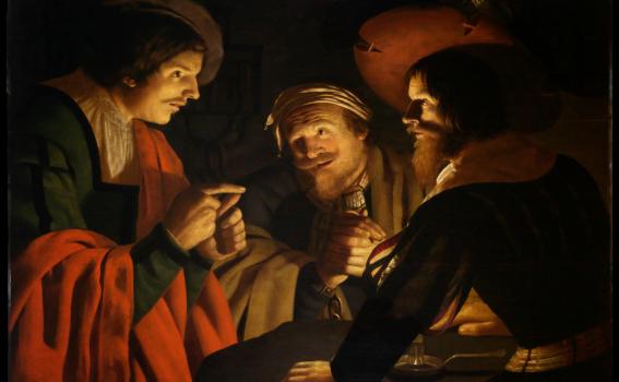 Crijn Hendricksz Volmarijn (Dutch, ca. 1604-1645), Joseph Interpreting the Dreams of Pharaoh's Butler and Baker, 	ca. 1631-1637