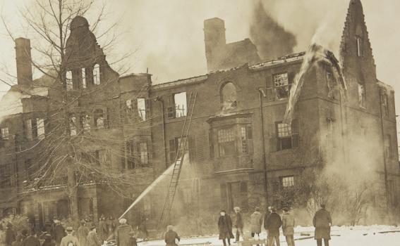 Rockefeller Hall, Unknown, 1922, Mount Holyoke College Archives and Special Collections