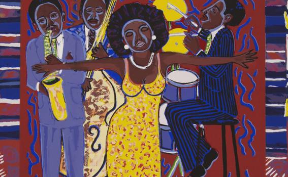 Faith Ringgold (American, b. 1930), Somebody Stole My Broken Heart (detail), 2007 Faith Ringgold (American, b. 1930), Somebody Stole My Broken Heart (detail), 2007