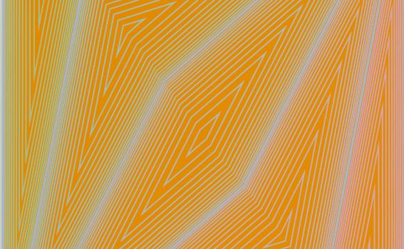 Richard Joseph Anuszkiewicz (American, b. 1930), The Inward Eye: #4 art (detail)