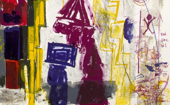 Joan Snyder (American, b. 1940), Can We Turn our Rage to Poetry? (detail), 1985 Joan Snyder (American, b. 1940), Can We Turn our Rage to Poetry? (detail), 1985