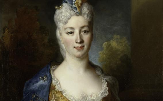 Nicolas de Largillière (French, 1656-1746), Marie Elisabeth Desiree de Chantemerle, Comtesse de Hergh (detail), 1715