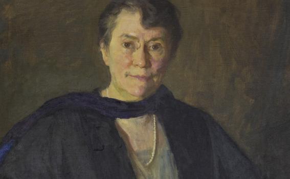 Marie Danforth Page (American, 1869-1940), Mary E. Woolley (detail), 1931 Marie Danforth Page (American, 1869-1940), Mary E. Woolley (detail), 1931