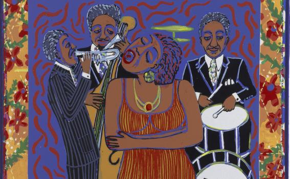Faith Ringgold (American, b. 1930), Nobody will ever love you like I do (detail), December 10, 2006