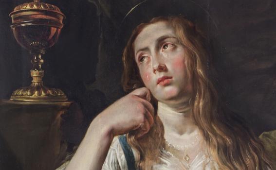 Abraham Janssens (Flemish, ca 1575-1632), The Penitent Magdalene (detail), ca 1620 Abraham Janssens (Flemish, ca 1575-1632), The Penitent Magdalene (detail), ca 1620