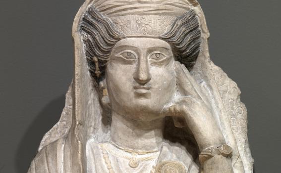 Maker Unknown (Roman), Funerary bust of a woman, 2nd-3rd century CE