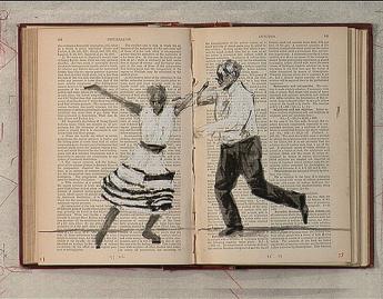 William Kentridge (South African, b. 1955), Tango for Page Turning still (detail), 2012-2103