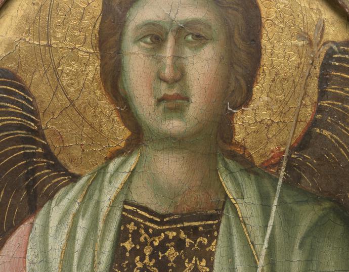 Duccio, Angel (Pinnacle from the Maestà altarpiece), ca. 1308-1311