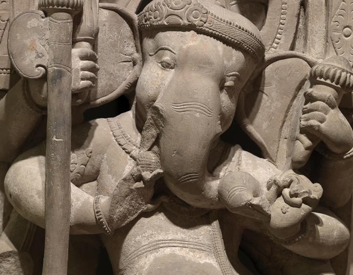 Maker Unknown (Indian), Dancing Ganesha, 800-900 CE
