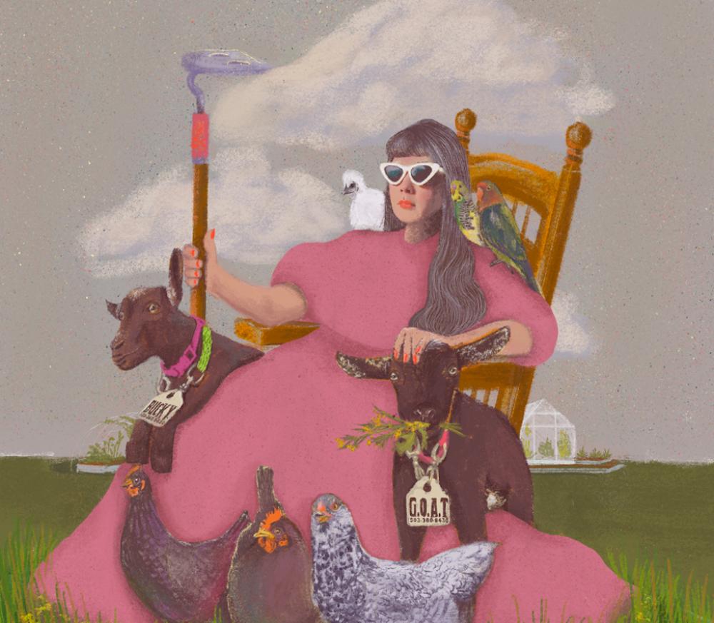 Garbage Hill Farm illustration Garbage Hill Farm illustration
