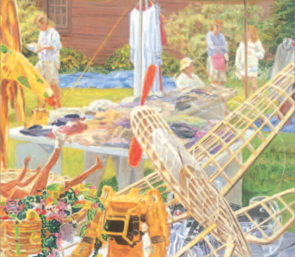 Janet Fish (American, b. 1938) Lawn Sale (detail), 2000