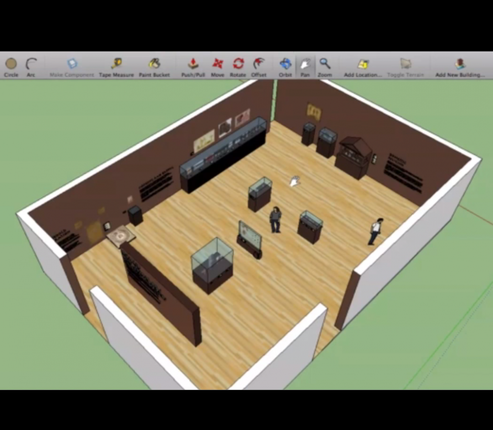 Screenshot of student Taylor Anderson's virtual exhibition