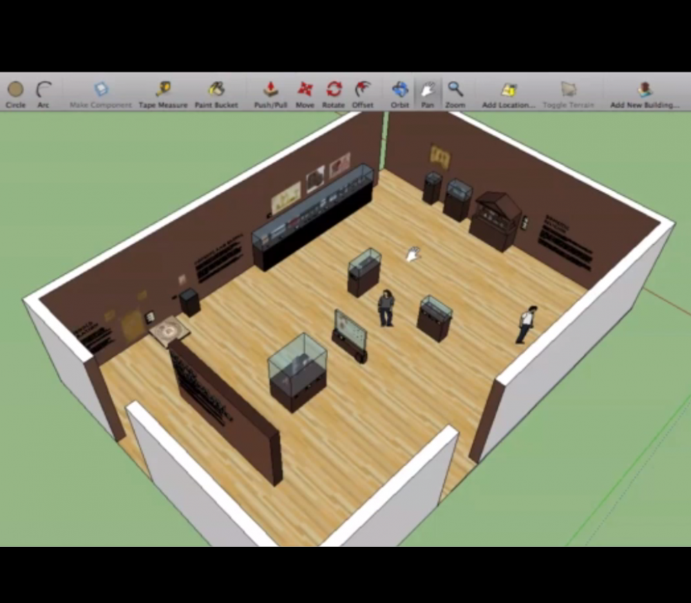 Screenshot of student Taylor Anderson's virtual exhibition Screenshot of student Taylor Anderson's virtual exhibition