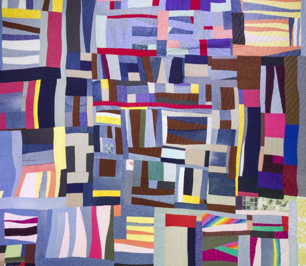 Mary Lee Bendolph (American, 1935- ), Grandpa Stripes (detail), 2010 Mary Lee Bendolph (American, 1935- ), Grandpa Stripes (detail), 2010