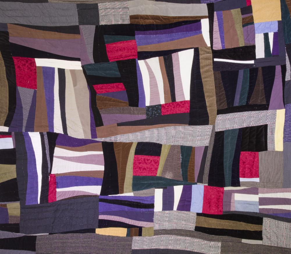 Mary Lee Bendolph (American, 1935- ), Husband Suit Clothes (Housetop Variation), 1990 Mary Lee Bendolph (American, 1935- ), Husband Suit Clothes (Housetop Variation), 1990