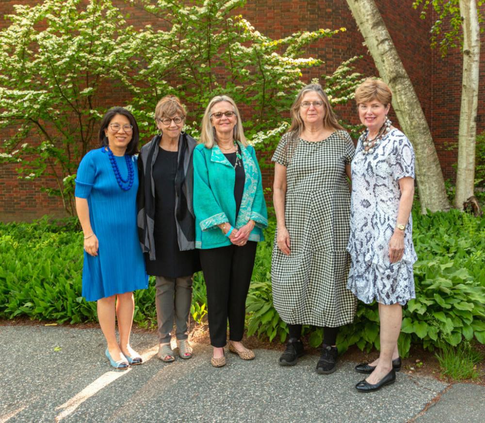 Tricia Paik with museum supporters from the Class of '72 , May 2022 Tricia Paik with museum supporters from the Class of '72 , May 2022