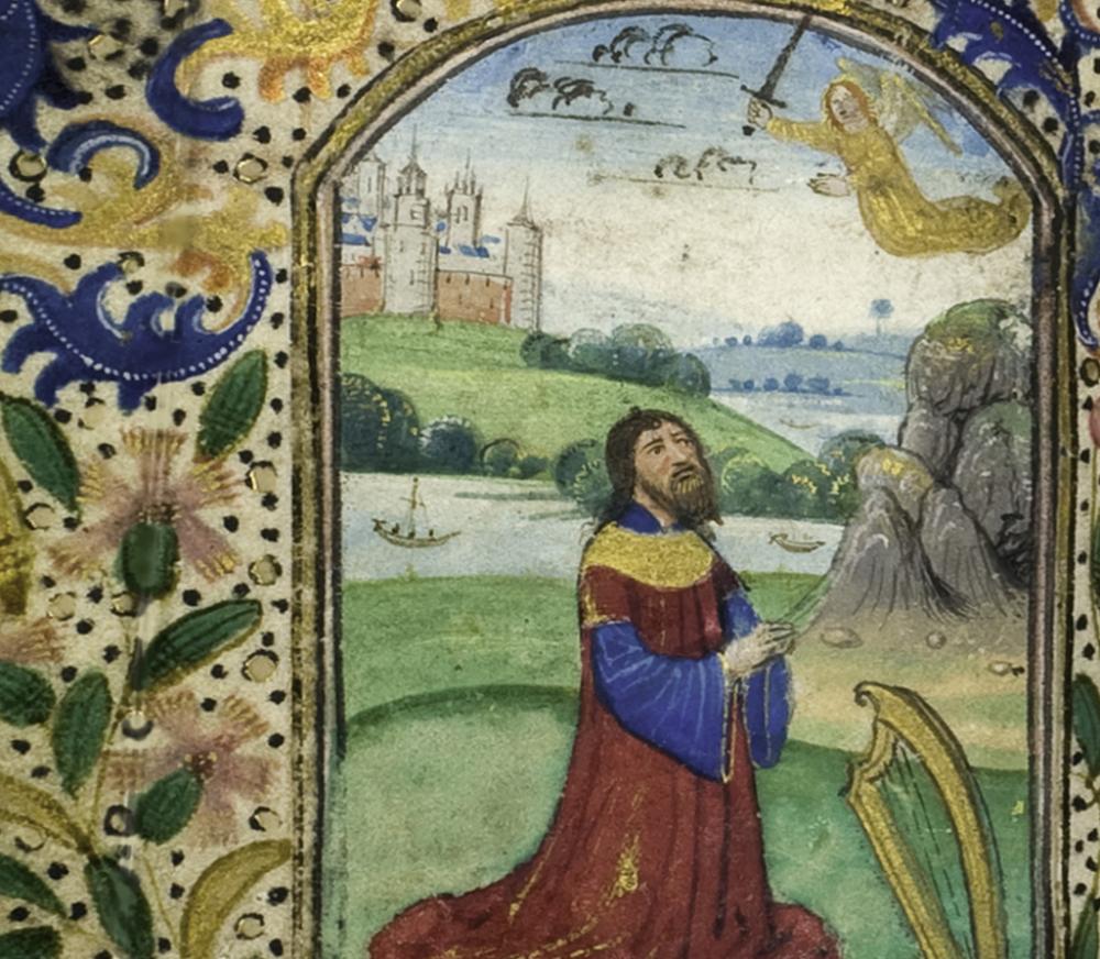 Maker unknown (Flemish), Book of Hours (detail), 15th century Maker unknown (Flemish), Book of Hours (detail), 15th century