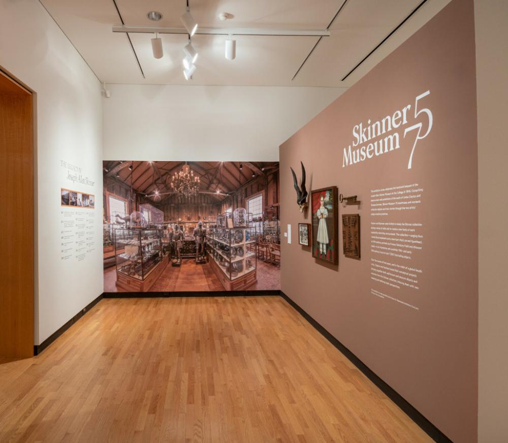 Installation view of Skinner 75, Fall 2021