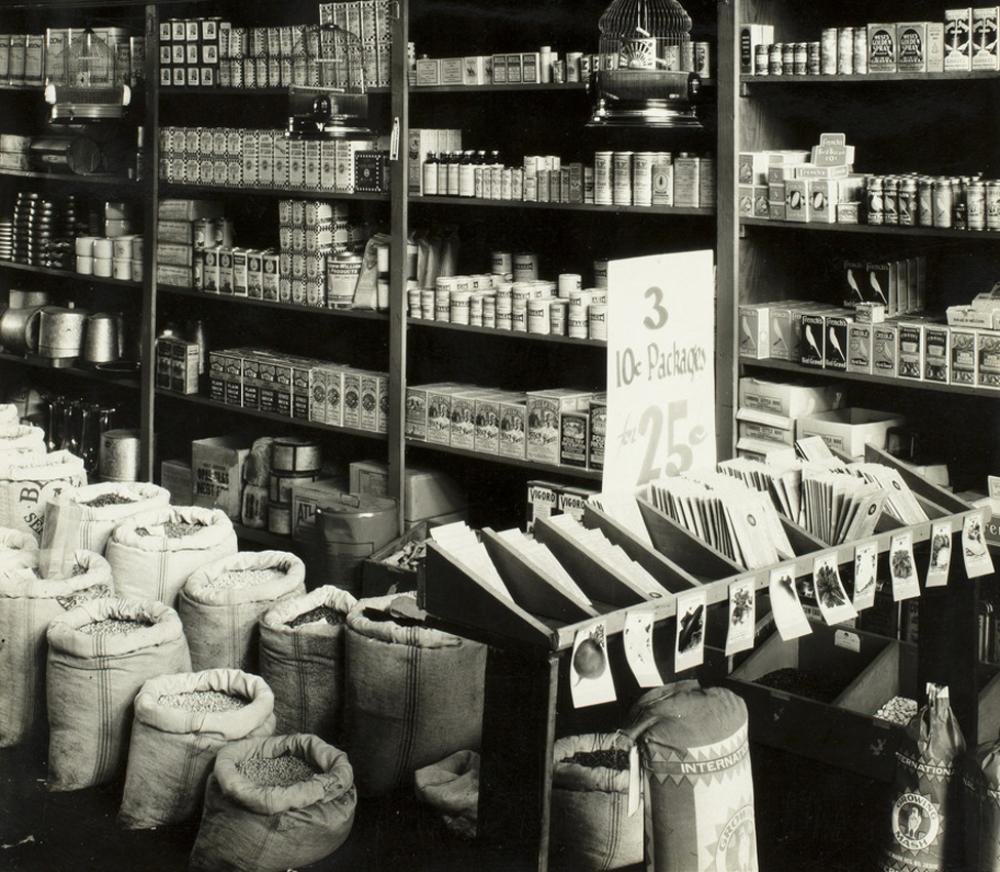 Walker Evans (American, 1903-1975), Seed Store (detail), 1936