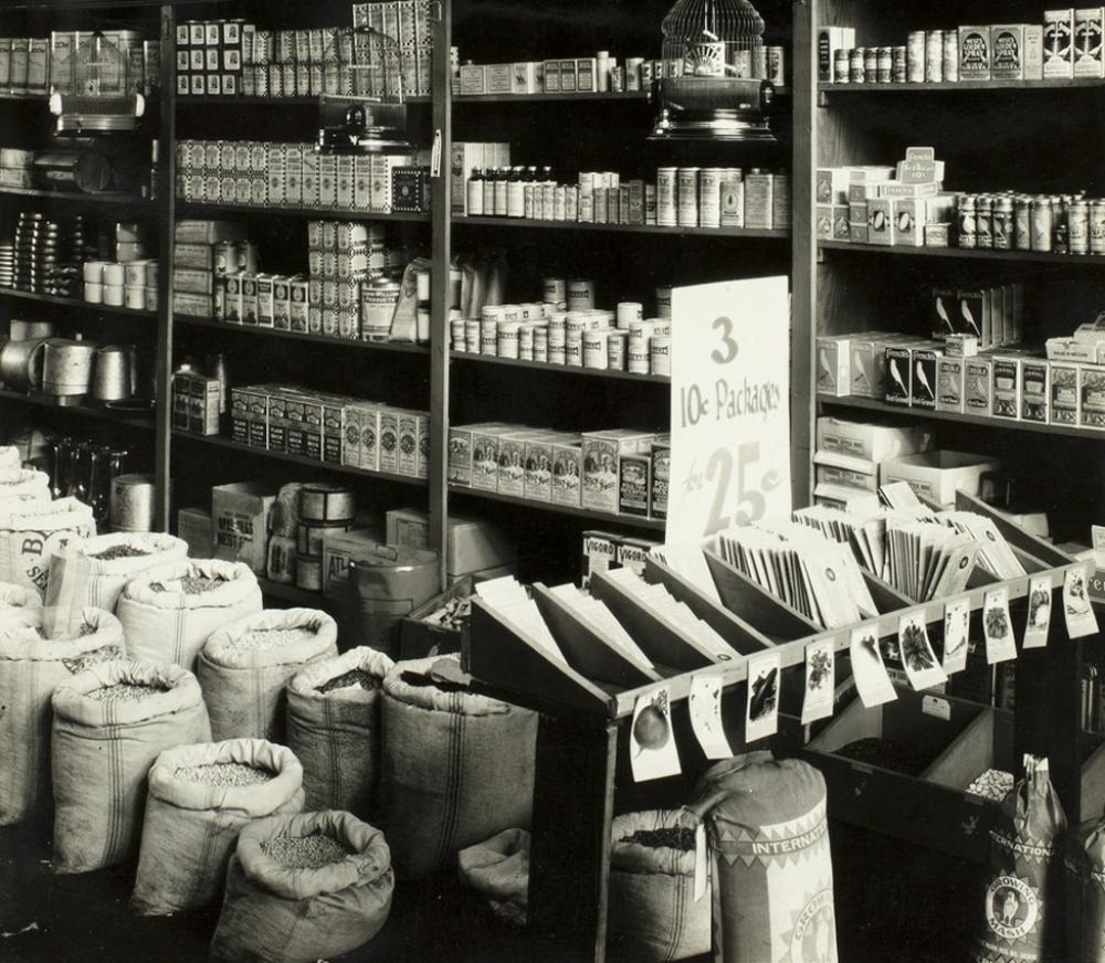 Walker Evans (American, 1903-1975), Seed Store (detail), 1936 Walker Evans (American, 1903-1975), Seed Store (detail), 1936