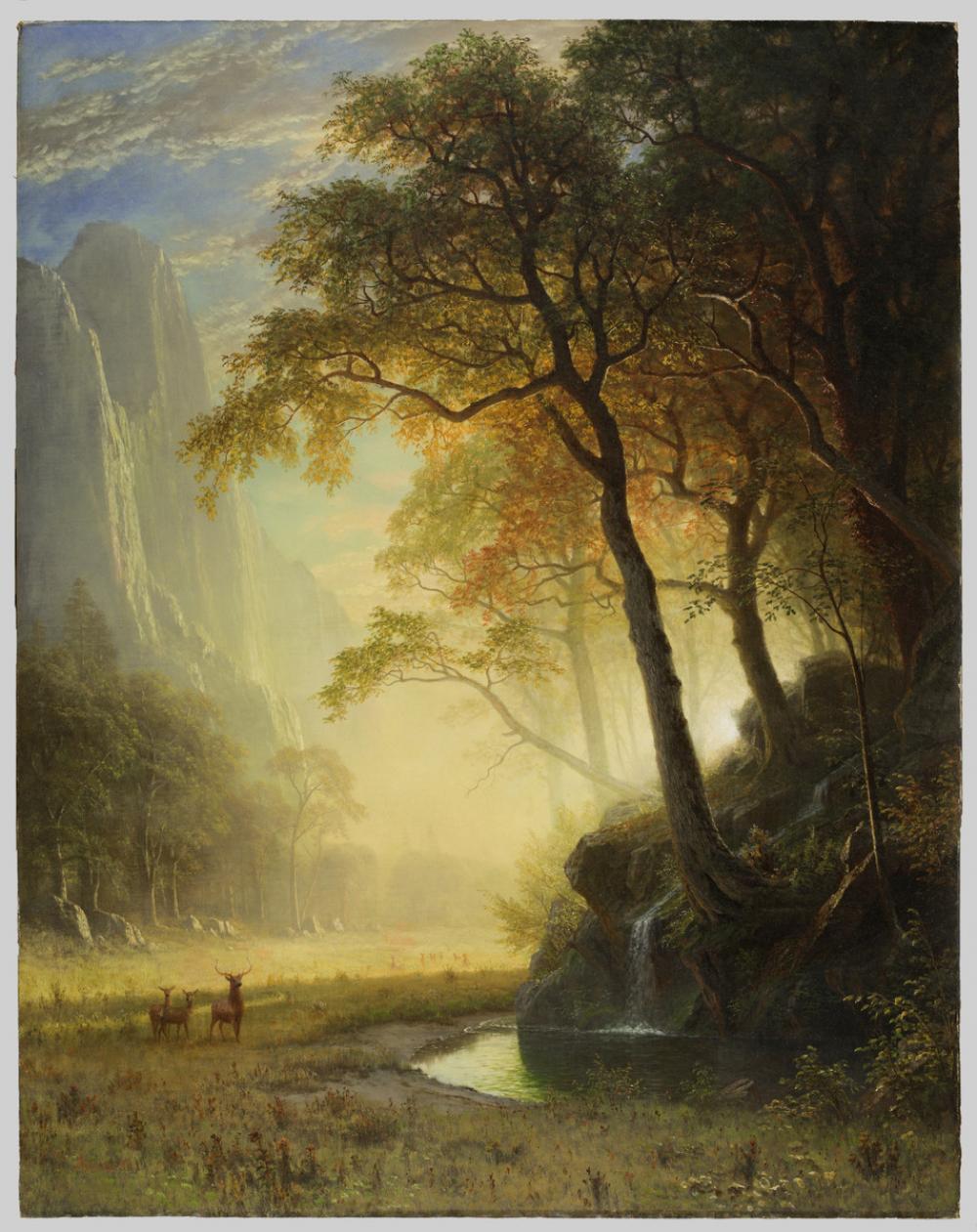 Albert Bierstadt (American, born Germany, 1830-1902), Hetch Hetchy Canyon, 1875