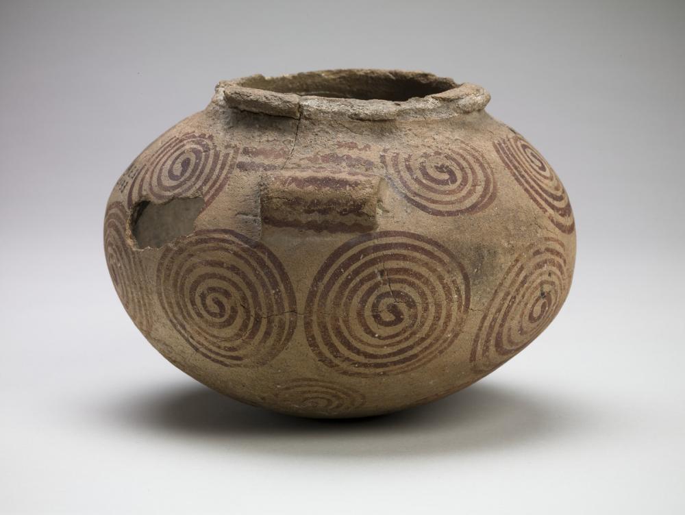 Egyptian, Jar with spiral motif