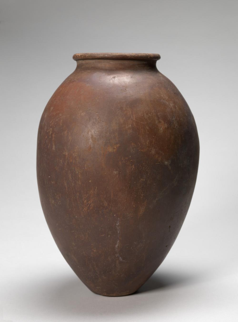 Egyptian, ovoid jar Egyptian, ovoid jar