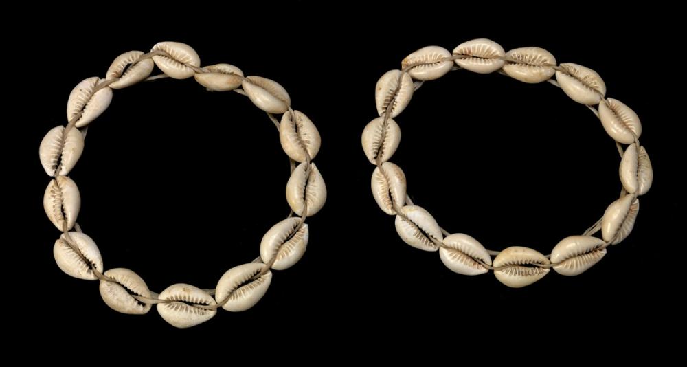 Egyptian, Pair of shell bracelets