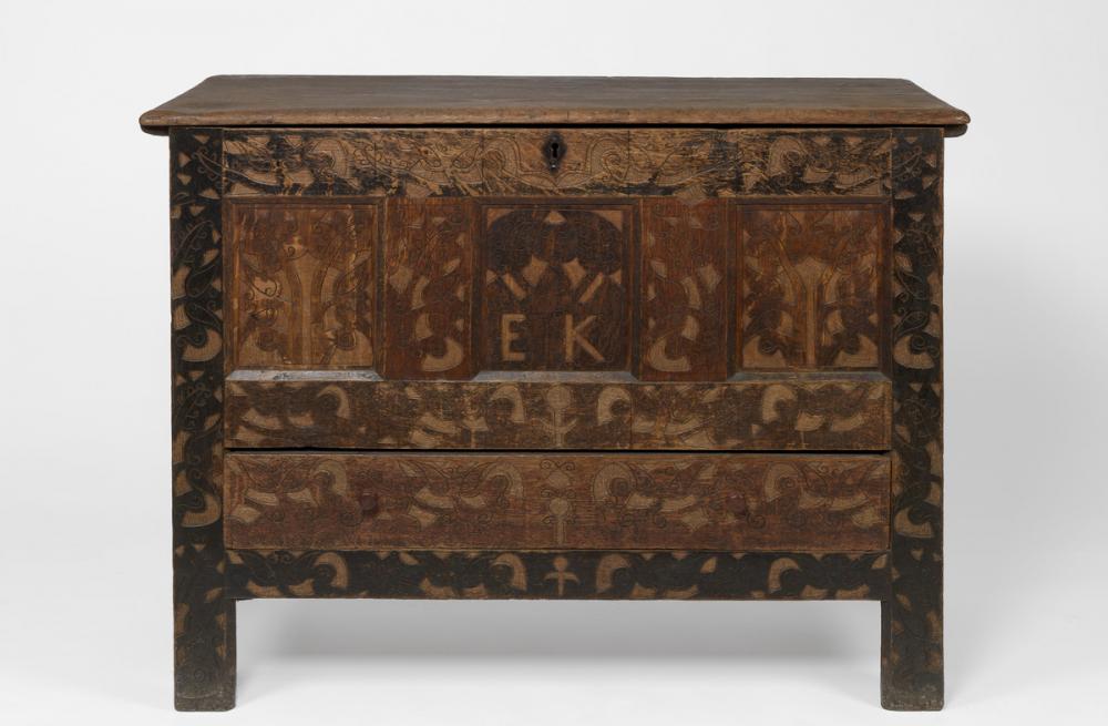 American, Hadley Chest; Dower Chest; Chest With Drawer American, Hadley Chest; Dower Chest; Chest With Drawer