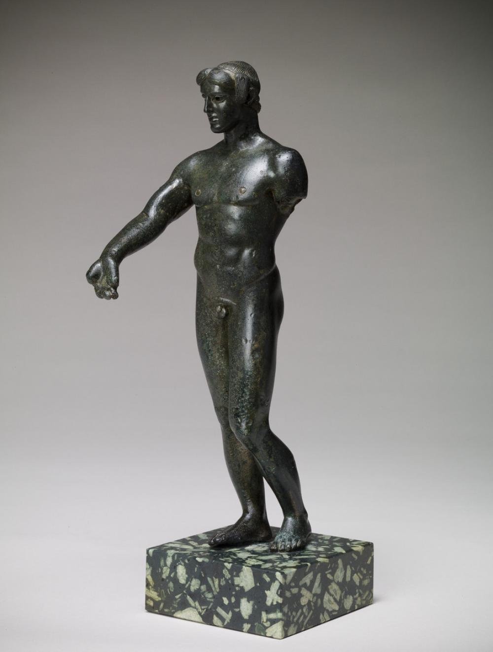 Greek, Statuette of a youth, probably Apollo Greek, Statuette of a youth, probably Apollo