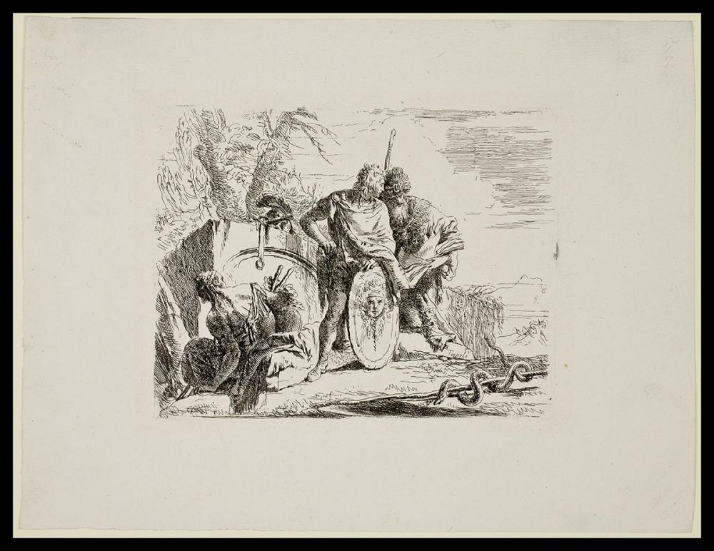 Tiepolo, Giovanni Battista, Young Soldier and the Astrologer Tiepolo, Giovanni Battista, Young Soldier and the Astrologer