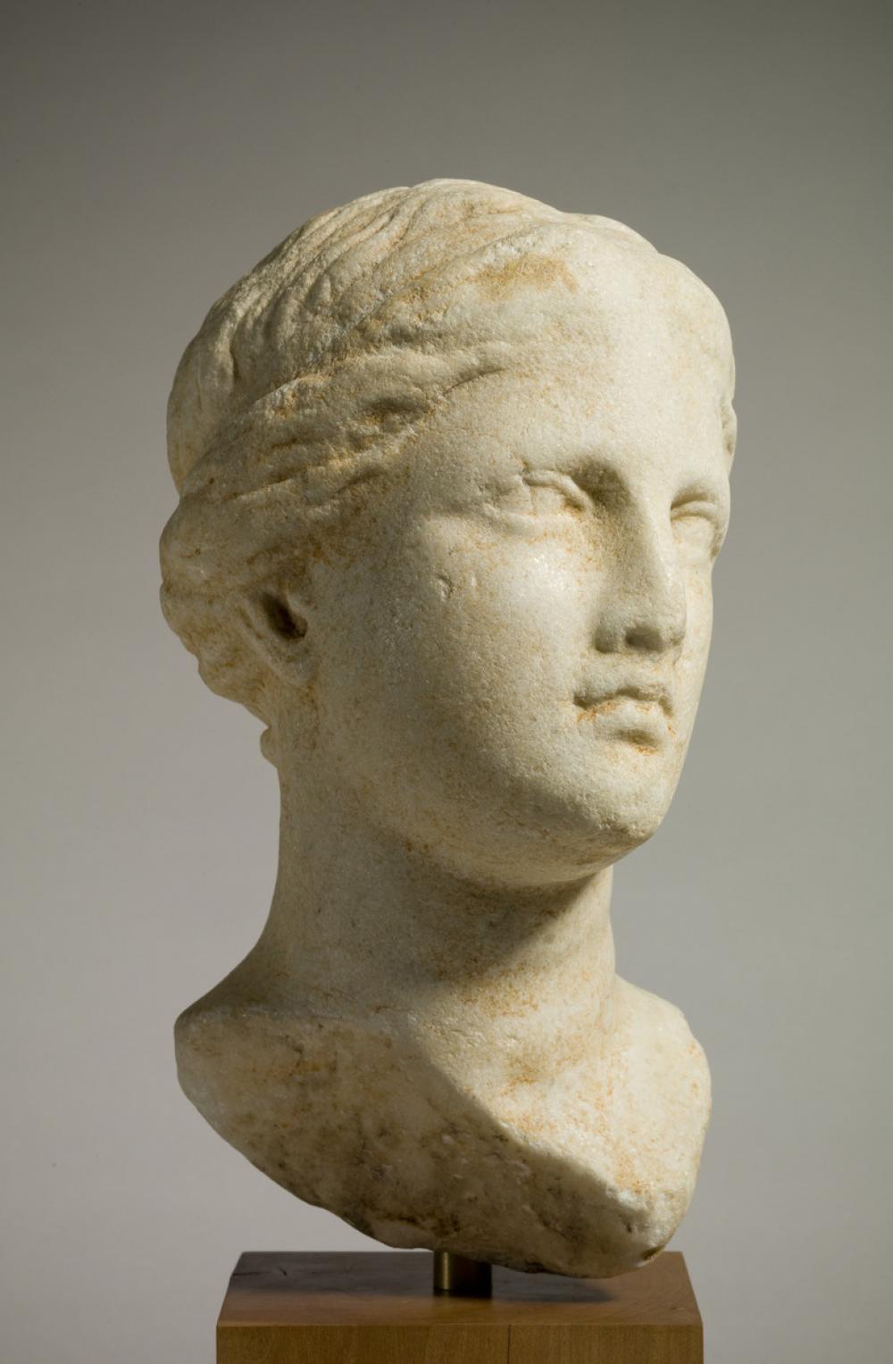 Greek, Head of a woman, possibly Aphrodite
